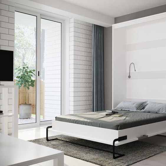MINIO go for it, lit escamotable, lit pliant mural HOME 160 x 200 cm Blanc