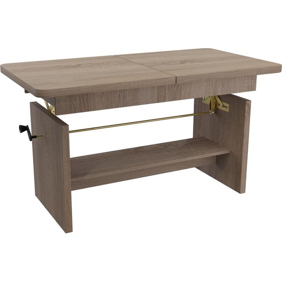 MINIO go for it, table Janek 116-156 cm, pliable, couleur chêne Truffle