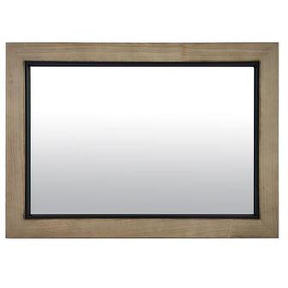 Miroir bois et métal 50x70cm