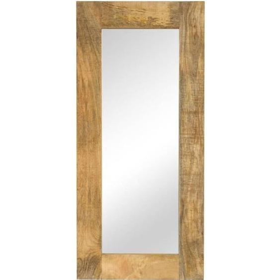 Miroir Bois massif de manguier 50x110cm - Décoration de salon