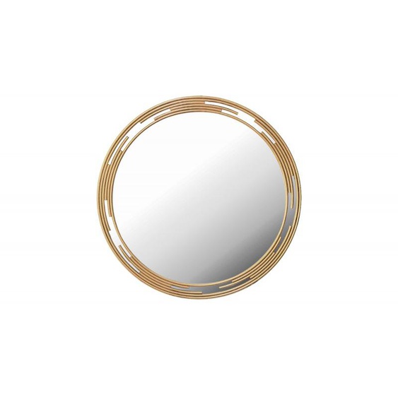 Miroir contemporain en métal doré - Rosa