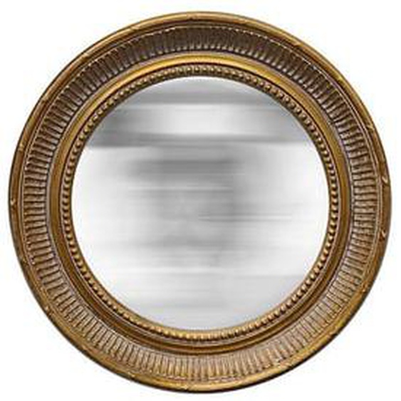 Miroir convexe doré 28cm int et 38cm ext