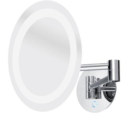Miroir cosmétique LED avec éclairage Ø 229 mm