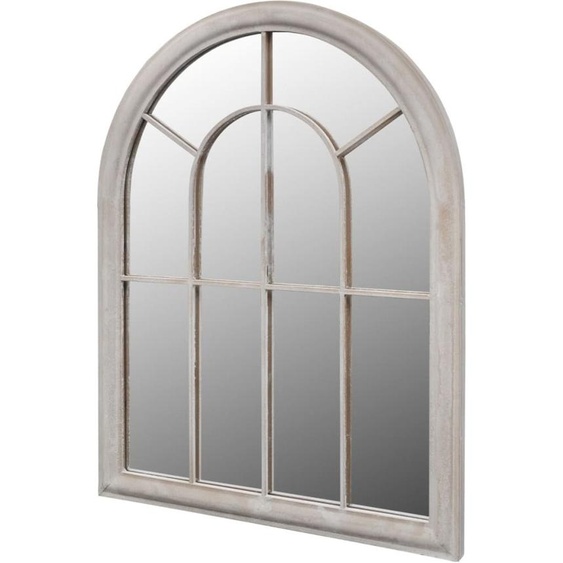 Miroir de jardin darche rustique 69x89 cm Intérieur/extérieur
