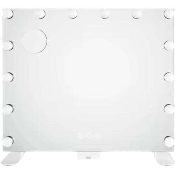 Miroir de maquillage éclairé - miroir Hollywood - 14 lampes LED à intensité variable - éclairage - miroir de maquillage pour dressing et chambre à coucher - sans US