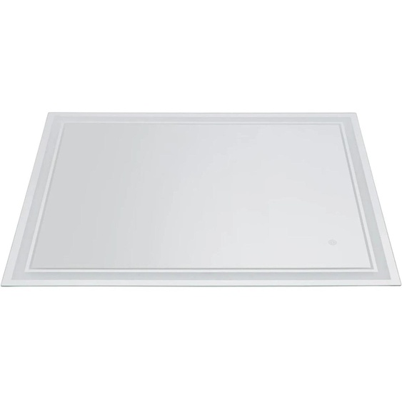 Miroir de maquillage - Miroir de table - Portable - En forme darc - Style vintage - 15,2 cm - Cadre en cuivre - Verre argenté