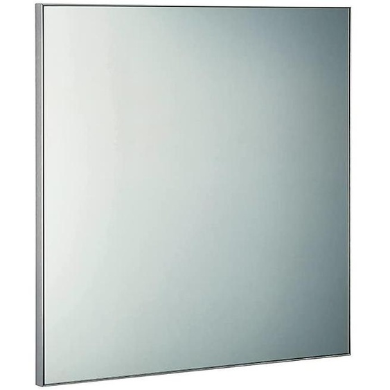 Miroir de salle de bain encadré, 70 cm, argenté, avec kit de montage inclus