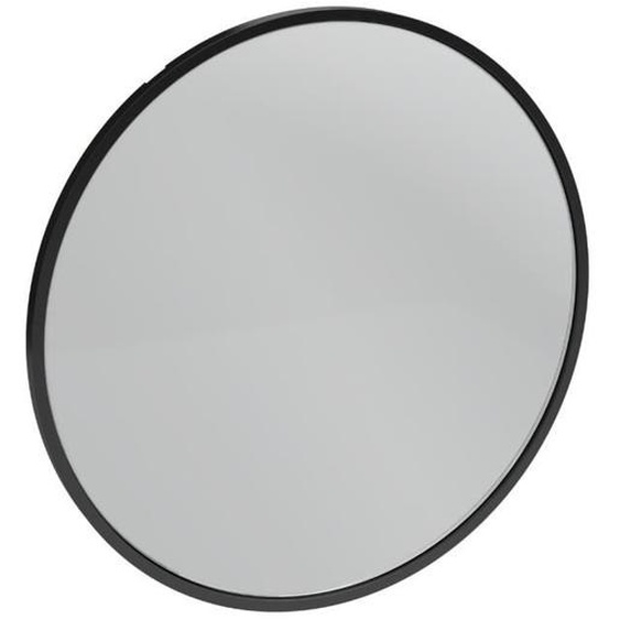 Miroir de salle de bain rond JACOB DELAFON Silhouette 70 cm noir satiné - contemporain et design