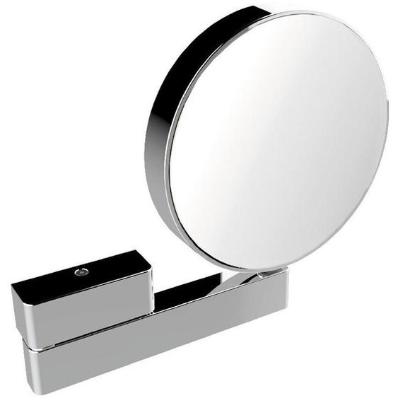 Miroir de soins de beauté et de rasage emco, réfléchissant des deux côtés, grossissement 3x et 7x, rond, sur bras articulé, non éclairé, 109500117