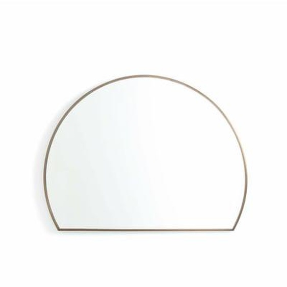 Miroir demi-cercle métal fer H60cm, Caligone