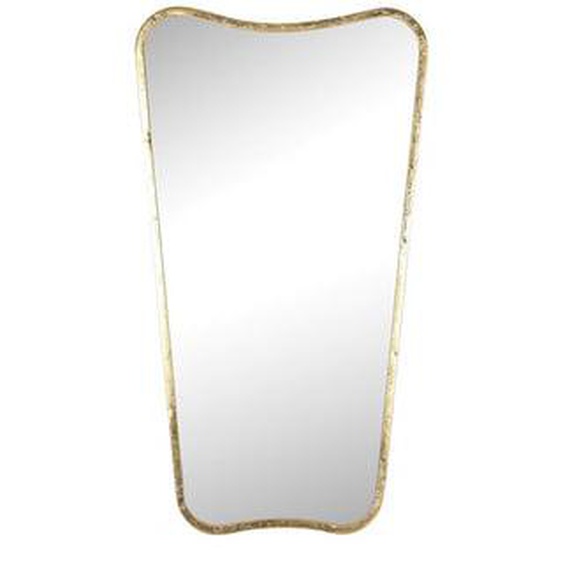 Miroir design métal doré 50x90cm