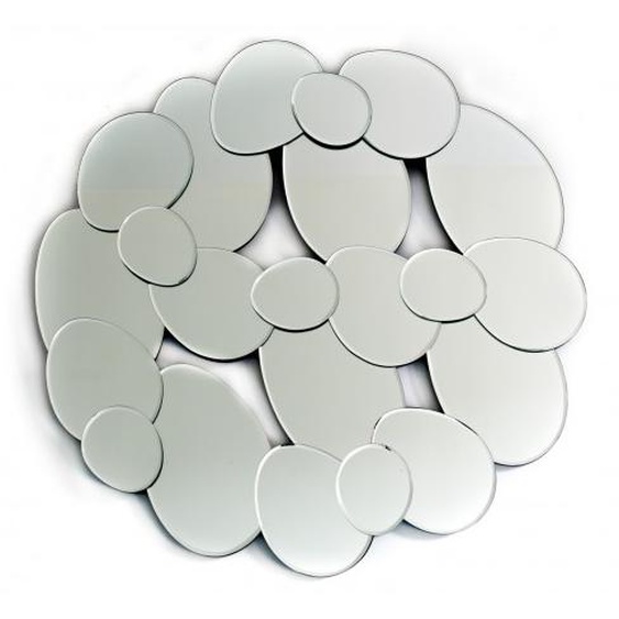 Miroir design multifacettes galets - Straw