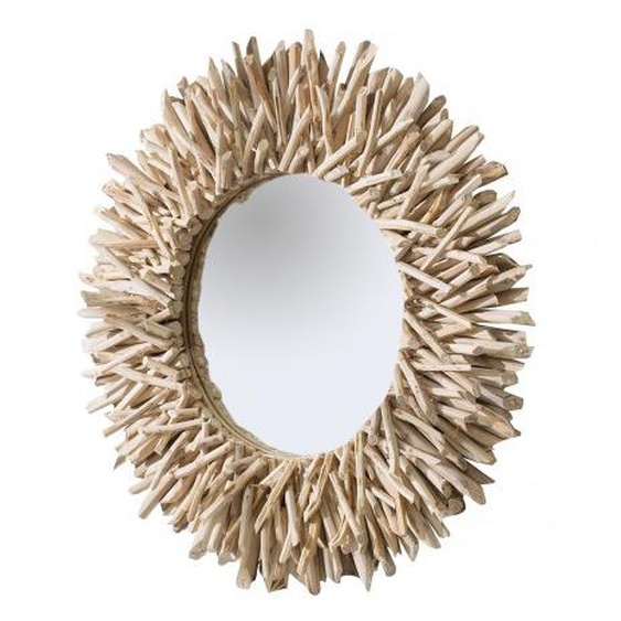 Miroir design rond bois flotté - Roy