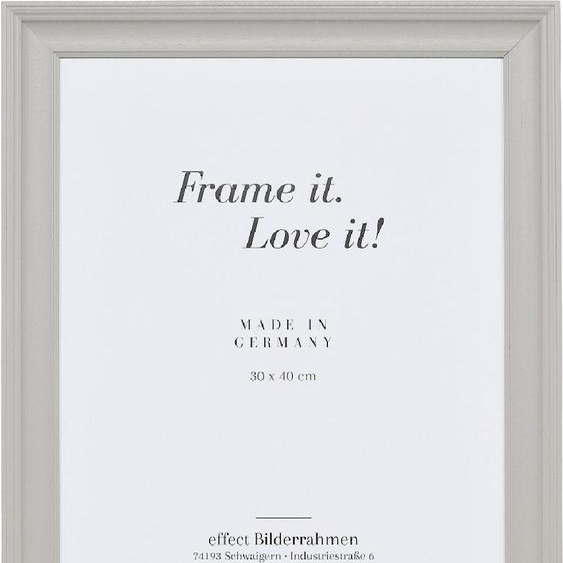 Miroir effet cadre en bois 9x13 cm gris clair