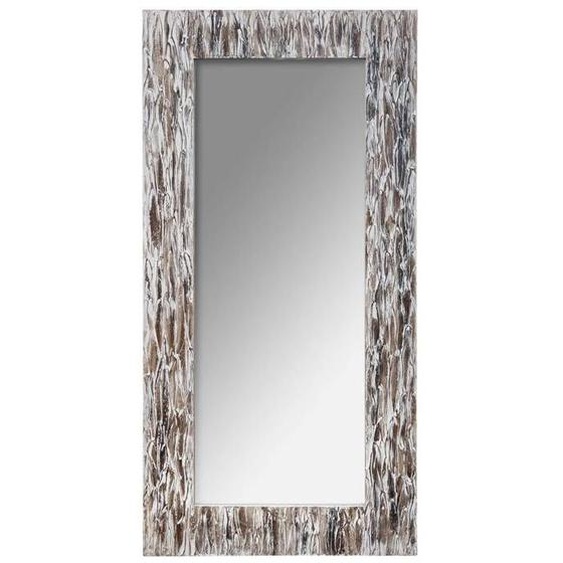 Miroir en bois à relief H166 cm - Multicolore - Atmosphera createur dinterieur