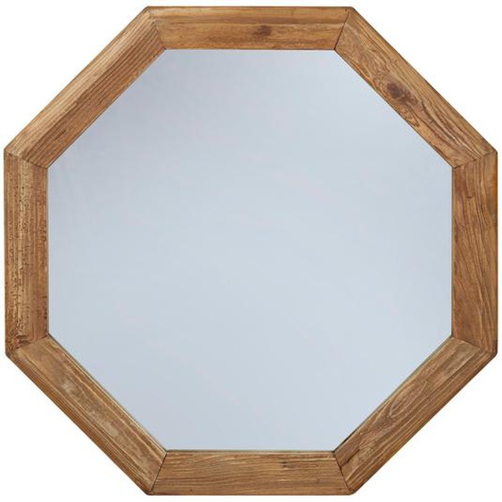 Miroir en pin recyclé Ø 74 cm