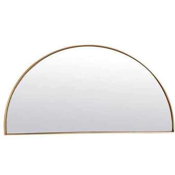Miroir fin doré demi cercle 40x80cm