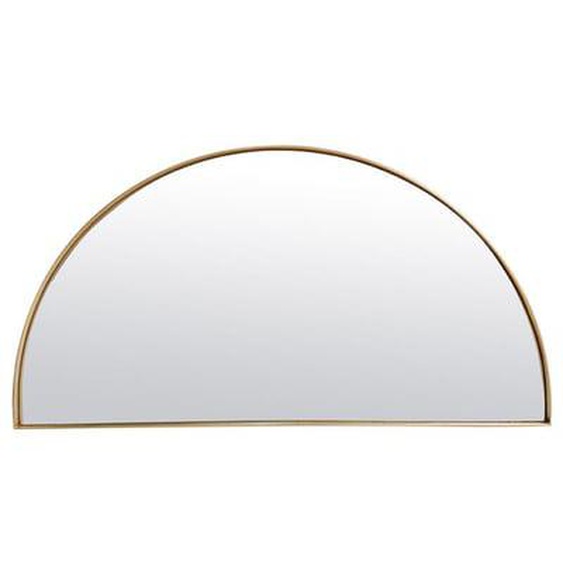 Miroir fin doré demi cercle 50x100cm