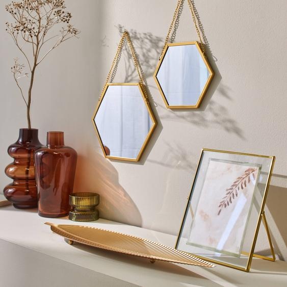 Miroir hexagonal - lot de 2 -