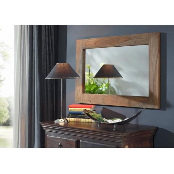 Miroir horizontal 90x60cm - Bois massif de palissandre huilé - NATURE GREY #709