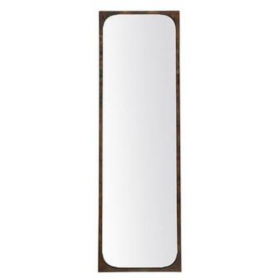 Miroir industriel rectangulaire avec rivets 40x140cm