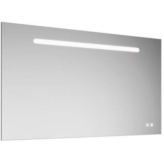 Miroir LED - BURGBAD - Olena - 120 cm - Tactile - Antibuée - Aluminium