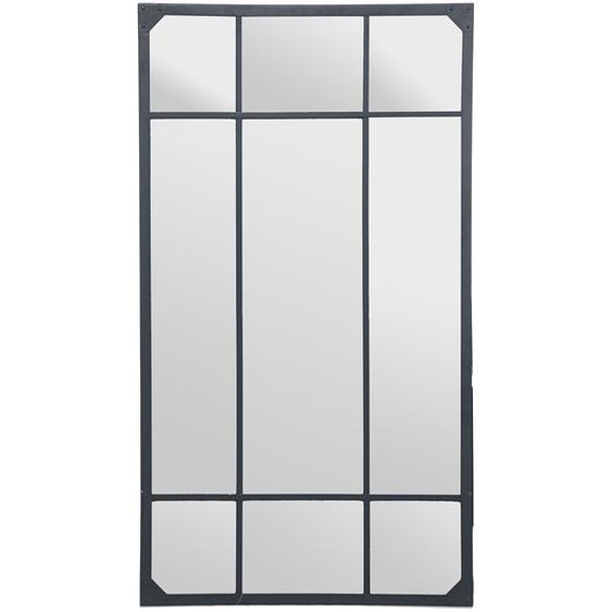Miroir Loft, noir, métal 78x140 cm