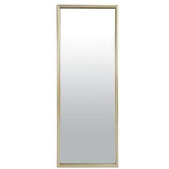 Miroir long métal doré 40x110cm