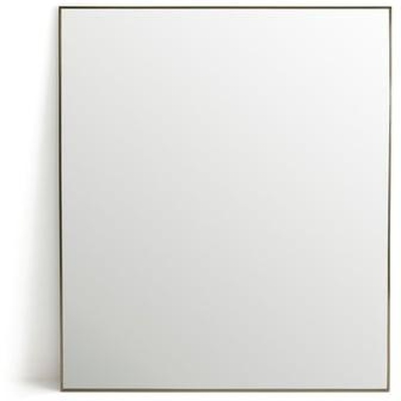 Miroir métal acier laiton vieilli H140cm, Caligone