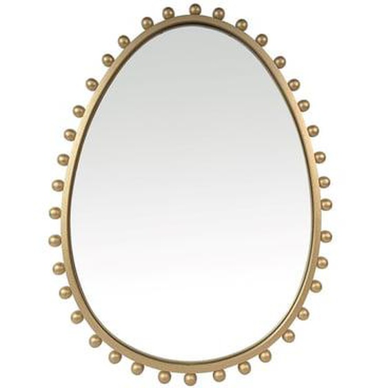 Miroir métal doré 46x61cm