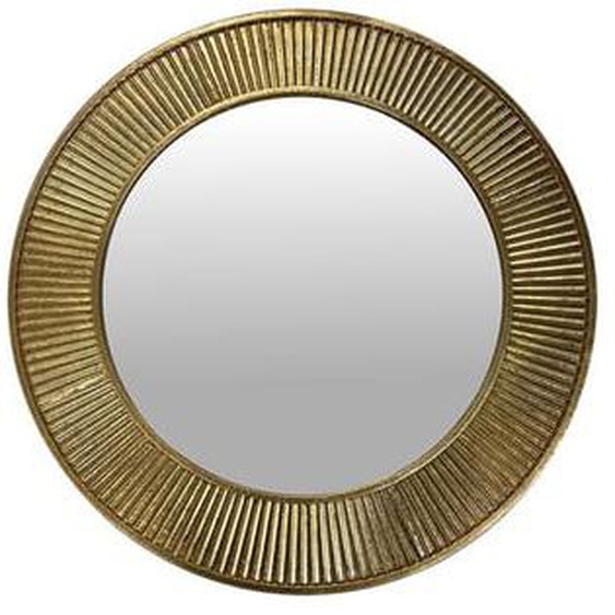 Miroir métal doré 80cm