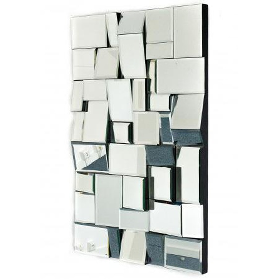 Miroir moderne rectangle à facettes - Nils
