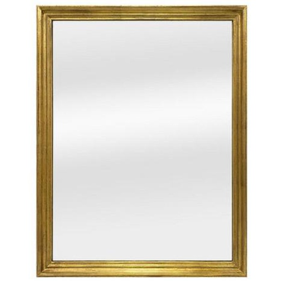 Miroir moulure bois or vieilli 68x88cm