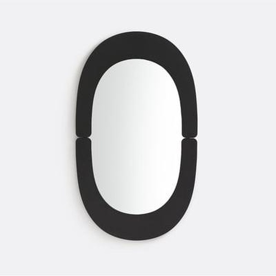 Miroir ovale en métal fer, Cory