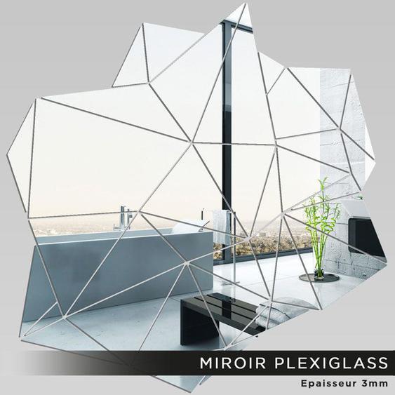 Miroir Plexiglass - Blocs géométriques 3617689973999 - 100x102 cm