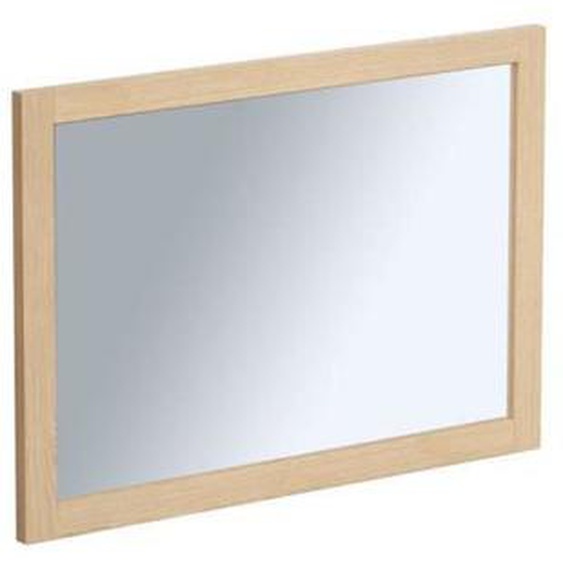 Miroir rectangulaire avec contour placage chêne - l50 x H70 cm - TIMEA