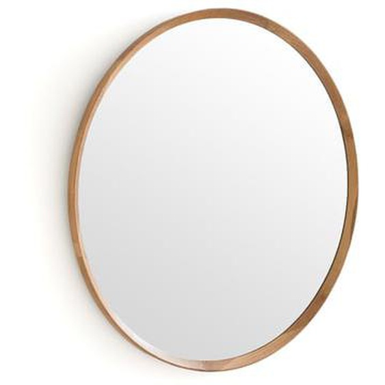 Miroir rond chêne massif, Diam 100cm, Orion