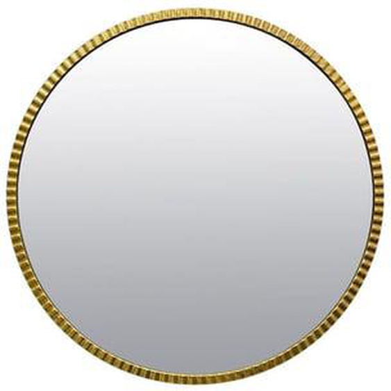 Miroir rond doré 80cm