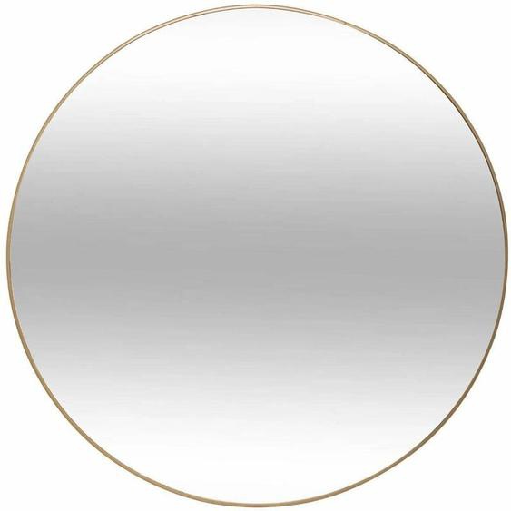 Atmosphera - Miroir rond doré alice, ø 76 cm