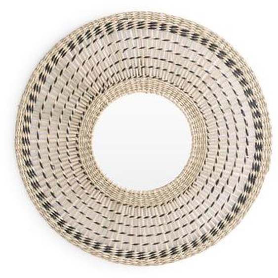 Miroir rond en herbier Ø50 cm, Macio