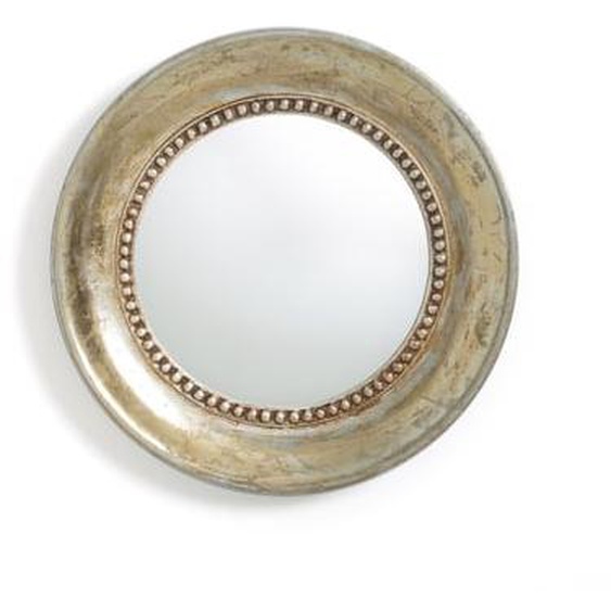 Miroir rond en manguier massif Ø45 cm, Afsan