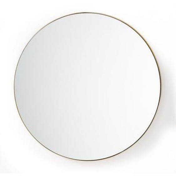 Miroir rond en métal acier Ø120 cm, Iodus