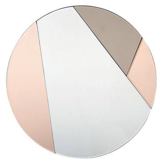 Miroir rond en verre fumé 50x50cm