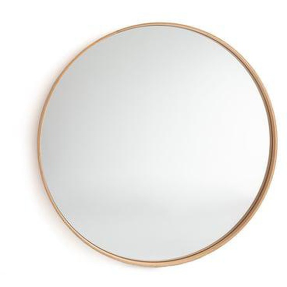 Miroir rond plaqué chêne Ø120 cm, Alaria