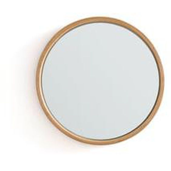 Miroir rond plaqué chêne Ø35 cm, Alaria