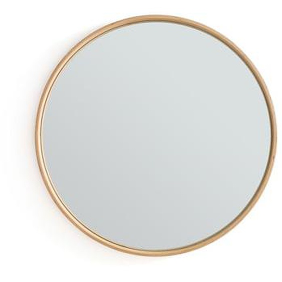 Miroir rond plaqué chêne Ø80 cm, Alaria