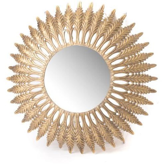 Miroir - AMADEUS - SUN - Métal - Doré - Multicolore