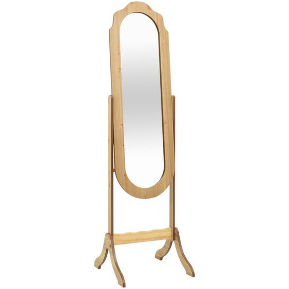 Miroir sur pied 45,5x47,5x160 cm bois dingénierie