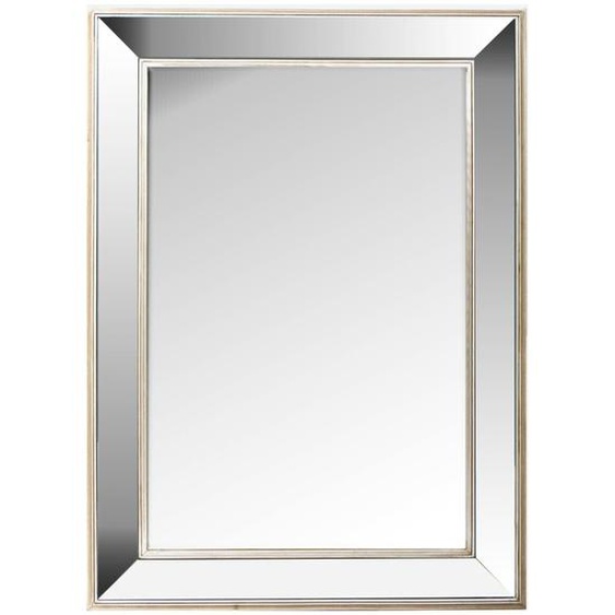 Miroir Tajmal argenté 82x112 cm