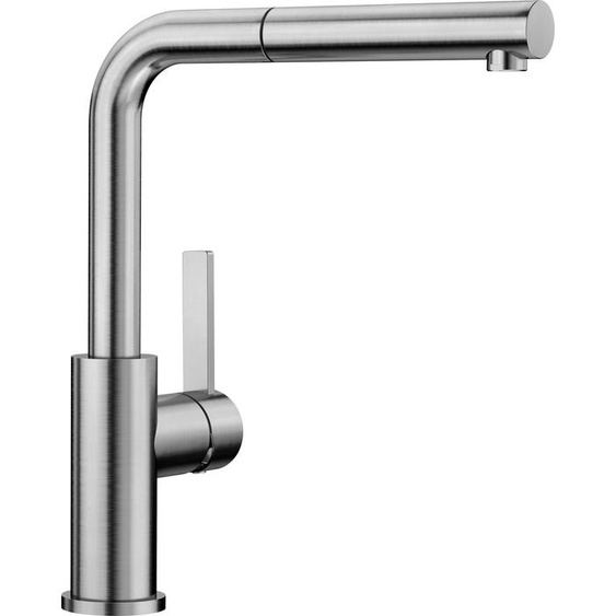 Blanco Robinet de cuisine LANORA-S avec bec extractible & haute pression inox brossé 523123